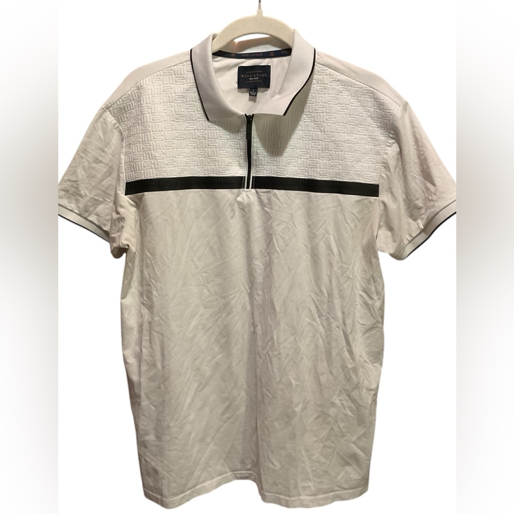 Marc Asher NY Men’s White Polo Golf Shirt